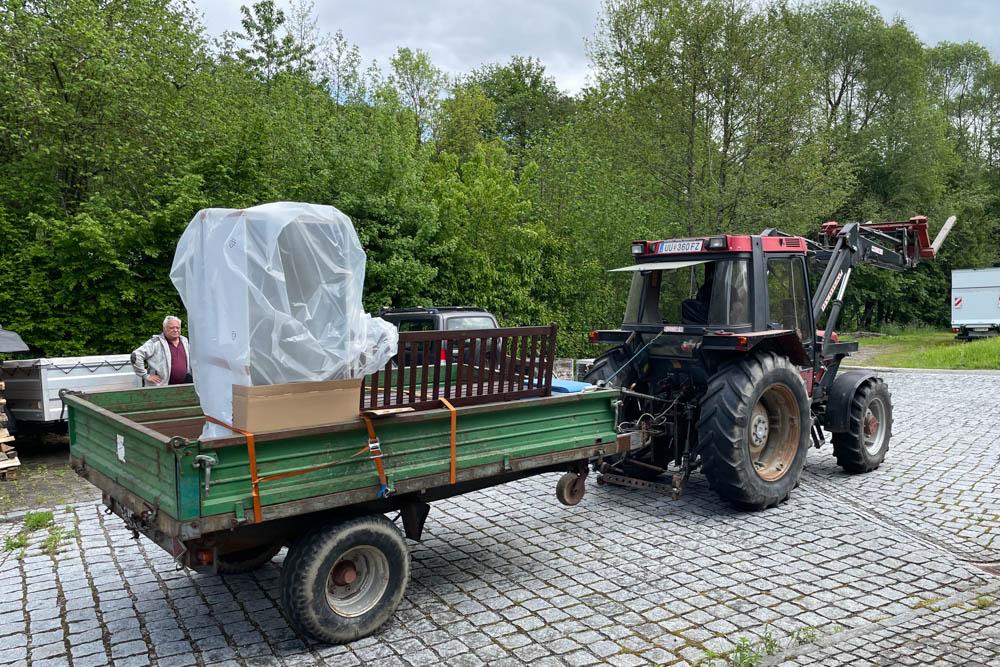 Transport Lesekühlschrank